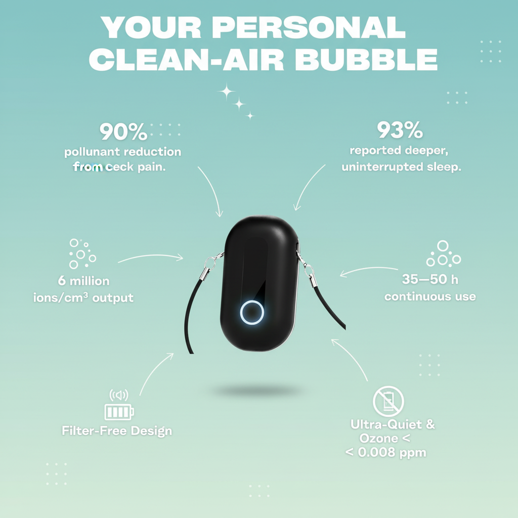 atovio Pebble- India's Most Effective Wearable Air Purifier